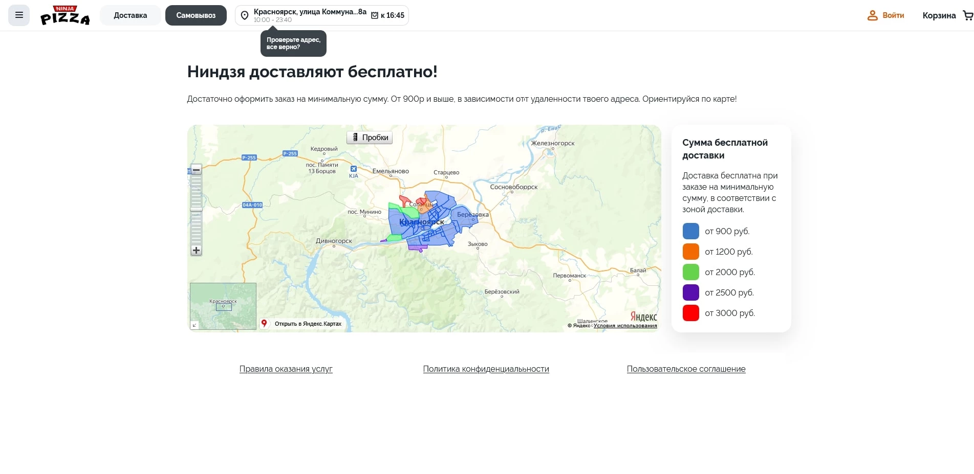 промокоды Ninja Pizza